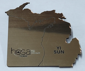 Michigan HOSA Name Badge 