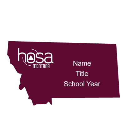 Montana HOSA Name Badge 