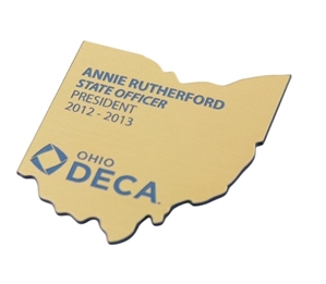 Name Badge - State Shape 