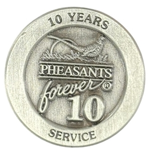 PF 330 10 Year Service Pin 