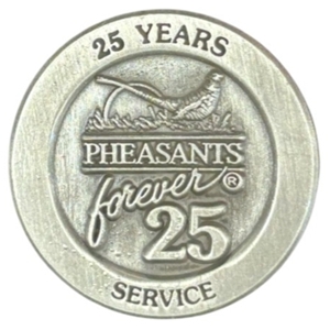 PF-345 25 Year Service Pin 