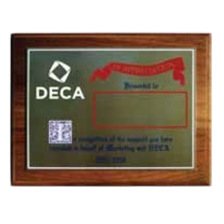 Plaque - Appreciation 