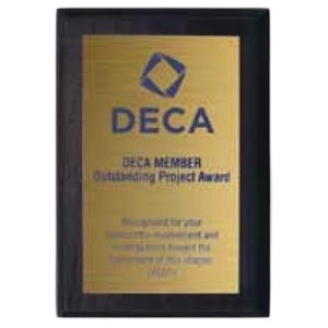 Plaque - Outstanding Leadership and Achievement 