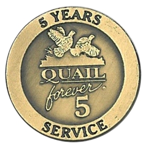 QF-325 5 Year Service Pin-Gold 