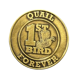 QF-BIRD Quail Forever First Bird Lapel Pin 