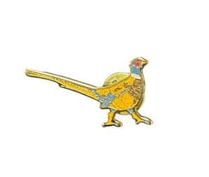 Standing Pheasant Lapel Pin 