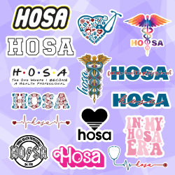 Waterproof HOSA Decals 